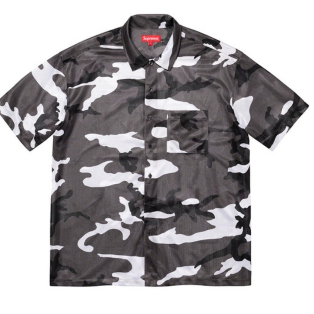 Supreme Camo Mesh S/S Shirt